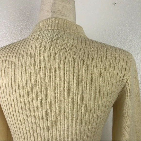 St. John Knits Vintage Cream Sweater Dress - Picture 8 of 14